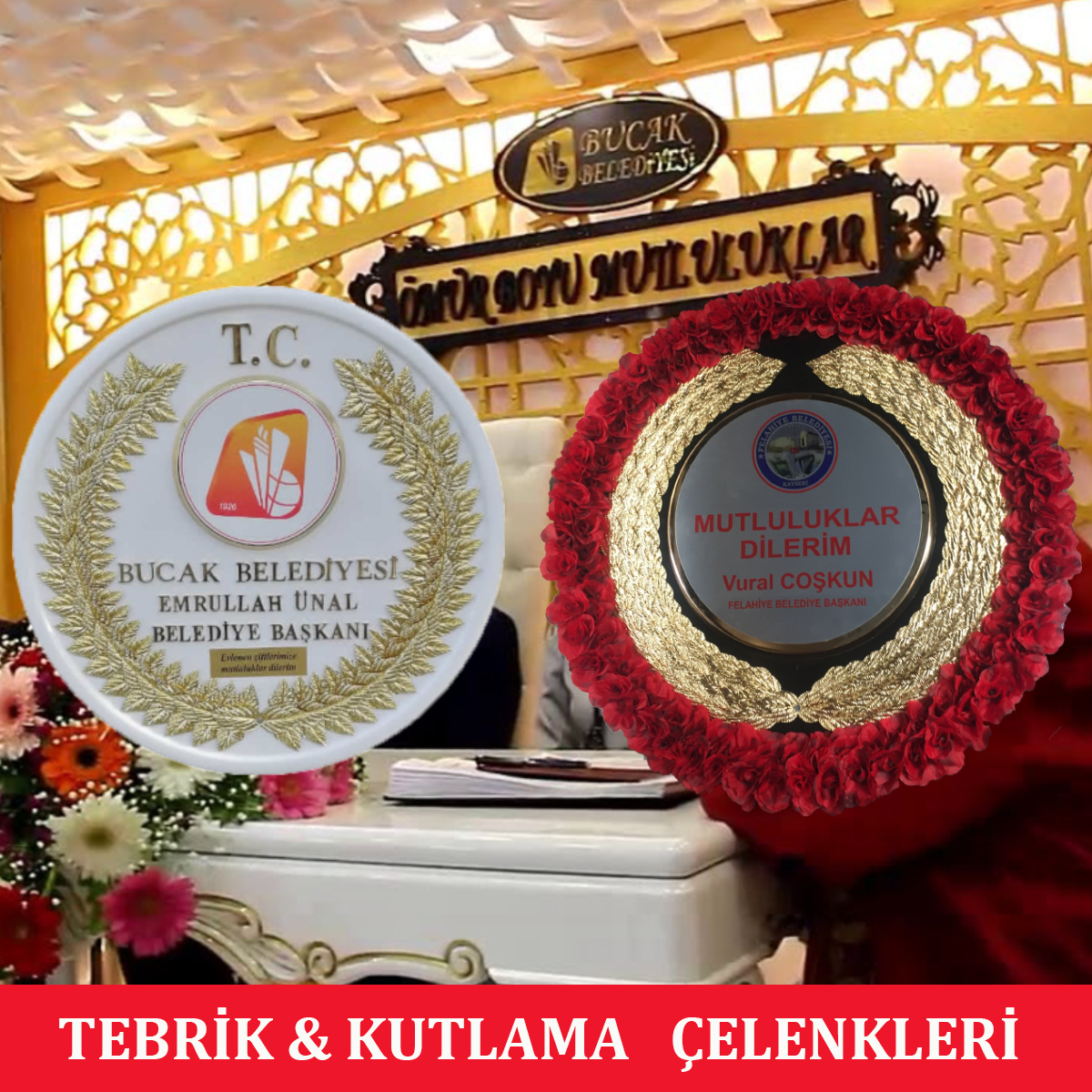 Tebrik Ve Kutlama Çelenkleri