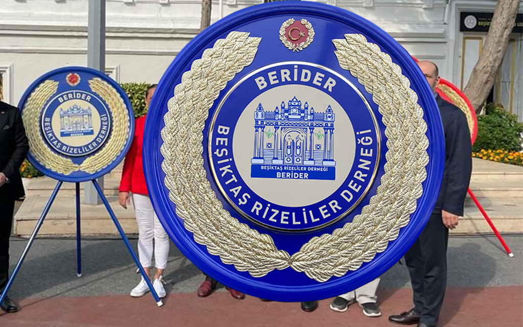 Beşiktaş Rizeliler Derneği Çelenkleri